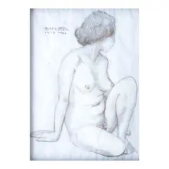 Tam Austria, Nude, pastel on paper