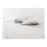 Augusto Albor, A Mile From Sabang, watercolor on paper