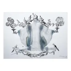 Rm de Leon, Cartouche, ink and watercolor on paper