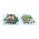 Antonio Calma, a.) Still Life b.) Still Life, a.) oil on canvas <br /> b.) oil on canvas