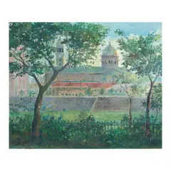 Intramuros by Ar Corpus, oil on canvas, offered Jul 2024