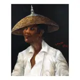 S. Alarcon, Untitled, oil on wood