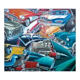 Raul Jorolan, Muse on Wheels, oil on canvas