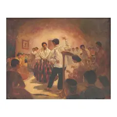 Jc Antonio, Sayaw, oil on canvas