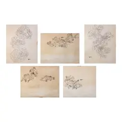 Untitled by Ibarra dela Rosa, pen and ink on paper<br />, offered Jul 2024