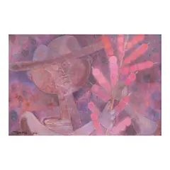 Untitled by Romeo Tabuena, oil on masonite board, offered Jul 2024