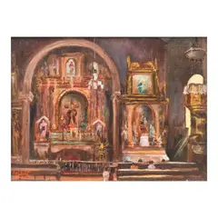 Isidro Ancheta, San Francisco del Norte Rizal, oil on canvas