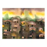 Manuel Baldemor, Malayan Windows (Kuala Lumpur Series), watercolor on paper