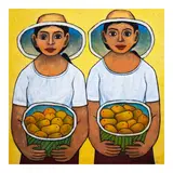 Vendor by Paco Gorospe, oil on canvas, offered Jul 2024