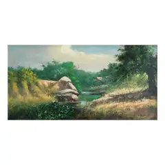Untitled by Cesar Buenaventura, oil on canvas, offered Jul 2024