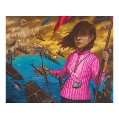 Mark Justiniani, Daluyong, giclee print of hand-drawn digital artwork edition 13/20