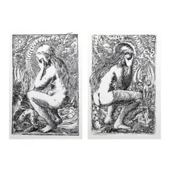 Gromyko Semper, Untitled, pen and ink on paper