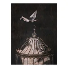 Adrian Evangelista, Plot Twists, graphite on kraft board