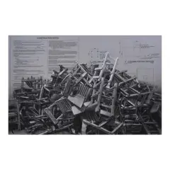 Jonathan L. Joven, Storeys, charcoal and pastel on upcycled tracing<br /> paper