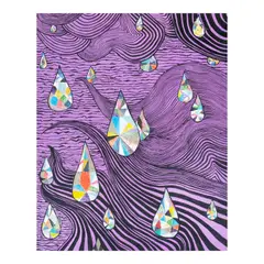 Journey of Tears by Robma, acrylic on canvas, offered Jul 2024
