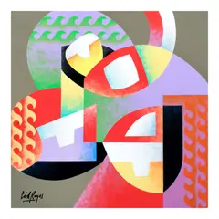 Cid Reyes, Alon Wave Series II, acrylic on canvas