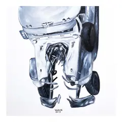 Jay Valente, Transformation of a Jeepney, oil on canvas