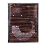Arch. Zach Reina, Untitled, wall mounted wooden sculpture