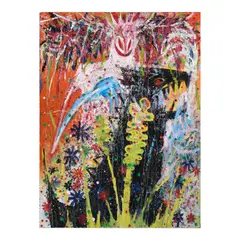 Ronante Maratas, Eating Atomic Raindrops, oil on canvas