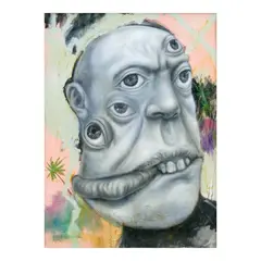 Psychotropic Candy Flip by Bjorn Calleja, oil on canvas, offered Jul 2024
