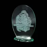 Benedicto Cabrera, Holy Family, glass etching #923