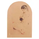 Nestor Leynes, Mother and Child, mixed media