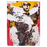 Cid Reyes, Women of Manila, mixed media