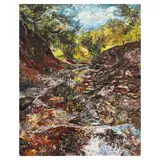 Maria Francisca Andraianne Juarez, Canon Eco Forest II, oil on canvas