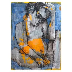 Jason Moss, Absolutely Dicked Out, mixed media on canvas
