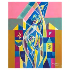 Romeo Gutierrez, Through Life, acrylic on canvas