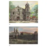 Jose L. De Ocampo, a.) Paete Church Laguna b.) Sta. Lucia Gate, a.) oil on canvas<br /> b.) oil on canvas