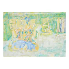 Angelito Antonio, Mananahi, oil on canvas