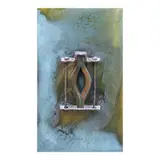 Rudolf Th. Gloor, Untitled, found object and acrylic on panel