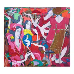 Jeff Dizon, Full of Grace Our Daily Bread (Sapatero), acrylic on canvas