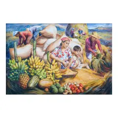 Jose Blanco, Bountiful Harvest, oil on canvas