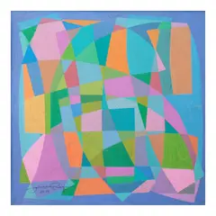 Jaime Roque, Abstract, acrylic on canvas