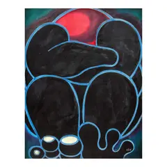 Untitled by Maluche, oil on canvas, offered Apr 2024