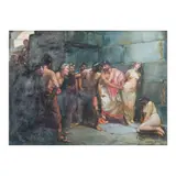Ador De Vera, Homage To Resurrection Hidalgo's "Las Vigenes Cristianas Expuestas al Populacho, oil on canvas