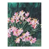Josephine Gomez, Alstroemeria, oil on paper