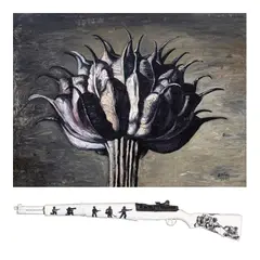 Jonathan Ching, A Lot of Two Artworks, <br><p>b.Untitled<br> mixed media<br> 44&rdquo; x 3 1/2&rdquo; x 1 1/2&rdquo; (112 cm x 9 cm x 4 cm)</p>
