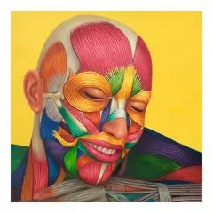 Marc Salamat, Untitled, acrylic on canvas