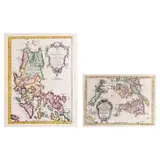 Jacques Nicolas Bellin, Carte Des Isles Philippines Map Antique, original hand colored Copperplate 1752 engraving