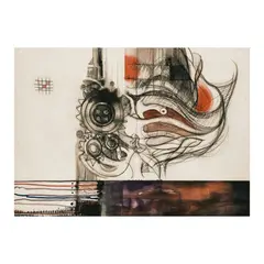 Olan Ventura, Untitled, mixed media