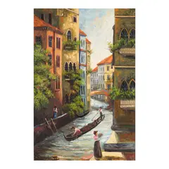 Creek on Venice by Dante Silverio, oil on canvas, offered Jan 2024