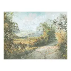 Eduardo Perrenoud Jr., Untitled (Landscape), oil on canvas