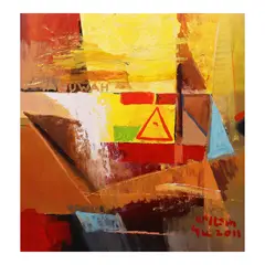 Untitled by William Yu, oil on canvas, offered Jan 2024
