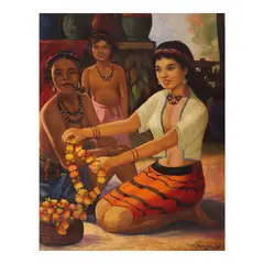 Cesar Amorsolo, Princess Urduja, oil on canvas