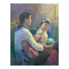 Abe Lucas, Harana, oil on canvas