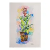 Jonah Salvosa, Still Life, watercolor on paper