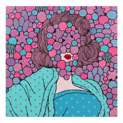 Pow Marin, I Am A Woman, acrylic on canvas